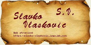 Slavko Vlašković vizit kartica